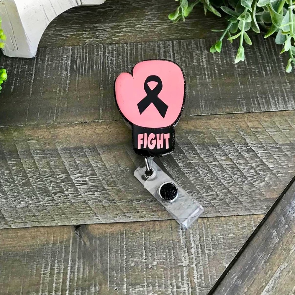 🩻 NEW Fight Breast Cancer  Awareness Badge Reel